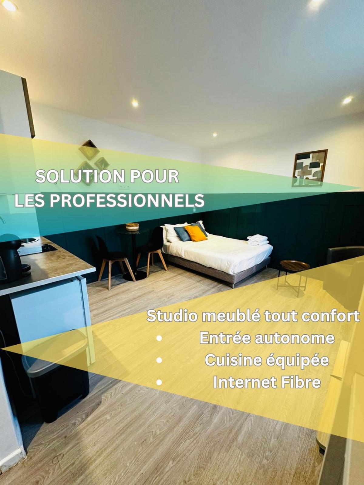 לה בורז'ה Btobed - Location Professionnelle - 2 Studios Confort - Proche Parc Des Expos Et Stade De France מראה חיצוני תמונה